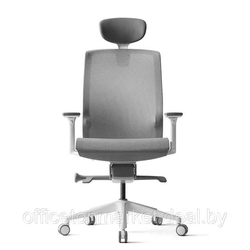 Кресло для руководителя BESTUHL "J15", сетка, пластик, серый - фото 2 - id-p183547993