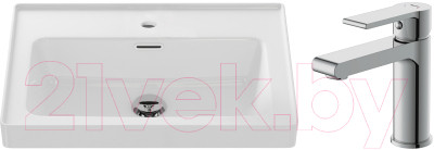 Умывальник Cersanit Crea 60 / P-UM-CRE60/1 + 63020