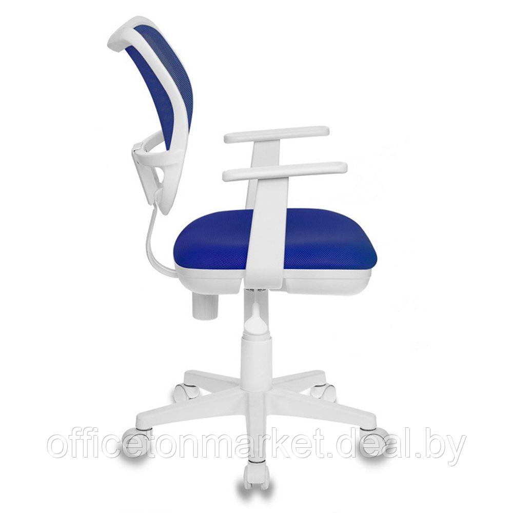 Кресло для детей "Бюрократ CH-W797", сетчатая ткань, пластик, синий - фото 4 - id-p165918093