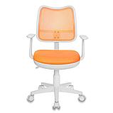 Кресло для детей Бюрократ "CH-W797/OR/TW-96-1", сетчатая ткань, пластик, оранжевый, фото 6