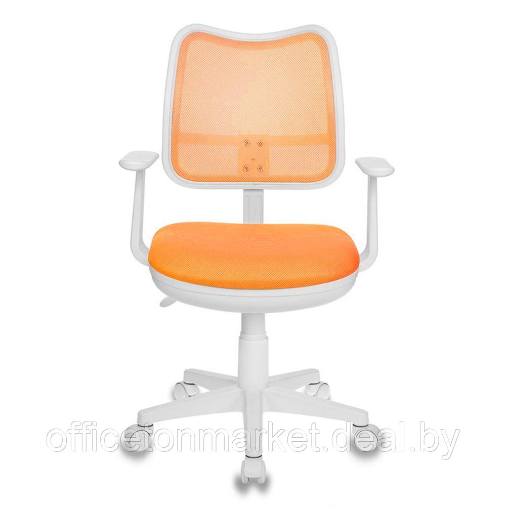 Кресло для детей Бюрократ "CH-W797/OR/TW-96-1", сетчатая ткань, пластик, оранжевый - фото 6 - id-p176009877