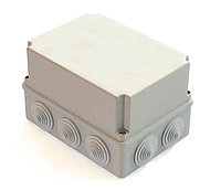 Коробка распределительная наружного монтажа 190х140х70мм, IP44, 10 гермовводов (20шт), ТМ ГРИНЕЛ; с