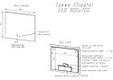 Зеркало Trezhe LED 1200*700, фото 4