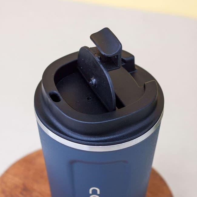 Термокружка с поильником «Coffee» синяя 380 мл - фото 3 - id-p183566633
