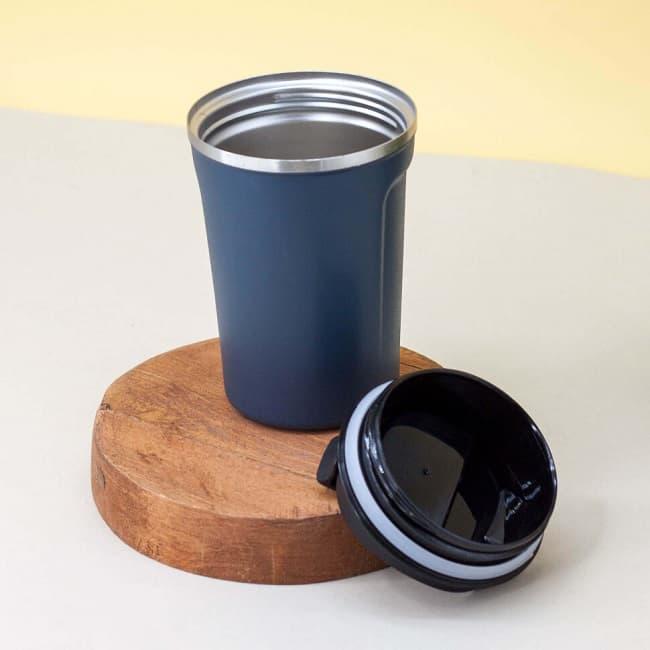 Термокружка с поильником «Coffee» синяя 380 мл - фото 4 - id-p183566633