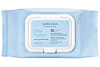 Очищающие салфетки для лица Missha Super Aqua Ultra Hyalron Cleansing Water Wipes - 30 шт