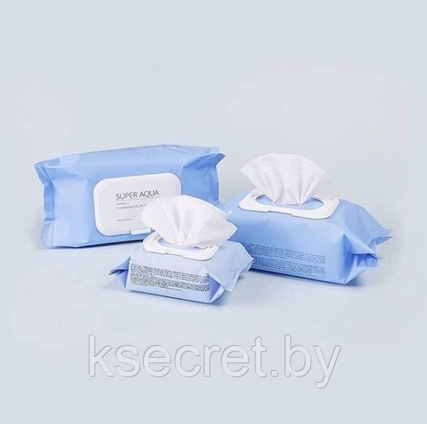 Очищающие салфетки для лица Missha Super Aqua Ultra Hyalron Cleansing Water Wipes - 30 шт - фото 2 - id-p183568404