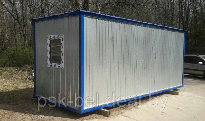 Блок-контейнер (бытовка строительная) БК-1 6,0*2,4*2,5м. Собственное производство. - фото 3 - id-p92067135