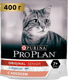 Корм для пожилых кошек сухой PURINA PRO PLAN Original Senior лосось 0,4 кг