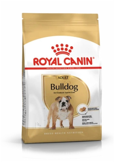 Сухой корм для собак Royal Canin Bulldog Adult 12 кг - фото 1 - id-p183571074