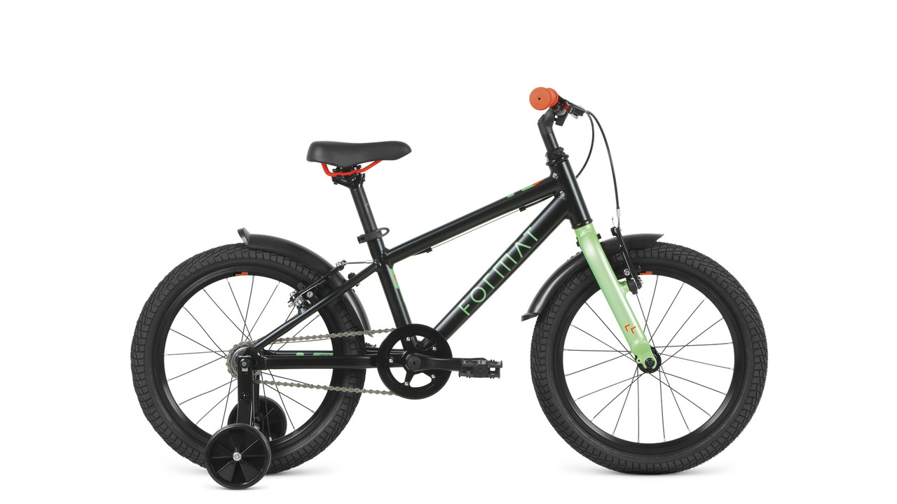 Велосипед детский Format Kids 18" черный матовый - фото 1 - id-p149042548