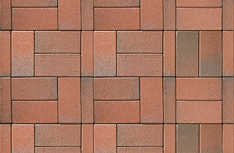 Брусчатка клинкерная «АВС-Klinkergruppe» Recker Bunt 200x100x45