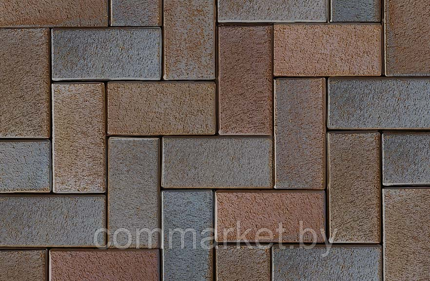 Брусчатка клинкерная «АВС-Klinkergruppe» Mitternachtblau 200x100x52