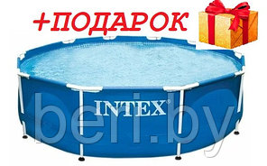 28200 INTEX Каркасный бассейн Intex Metal Frame 305 х 76 см