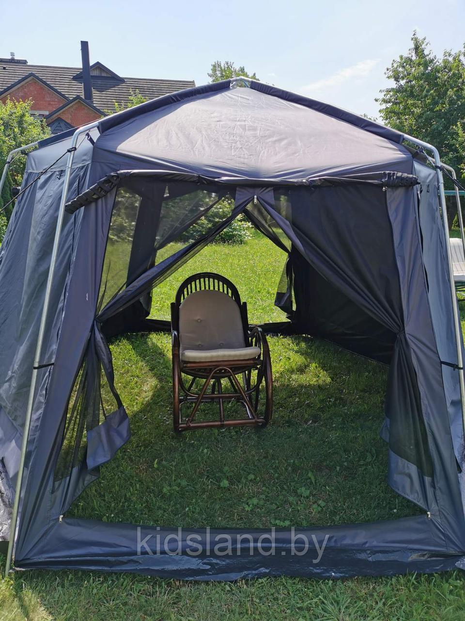 Тент-шатер с москитной сеткой и шторками (430х430х230см), арт. LANYU 1629 - фото 5 - id-p179204417