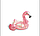 Надувной круг для плавания с блёстками Intex Фламинго, фото 4