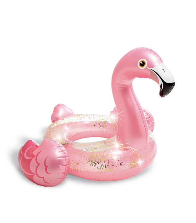 Надувной круг для плавания с блёстками Intex Фламинго - фото 5 - id-p80217558