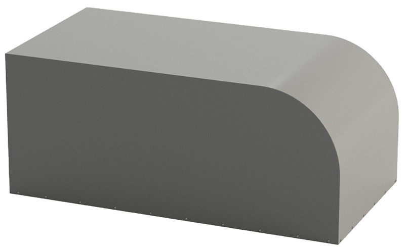 Тент с каркасом для А3015 Н1500 с дугой (параболическая форма) (1 клапан)