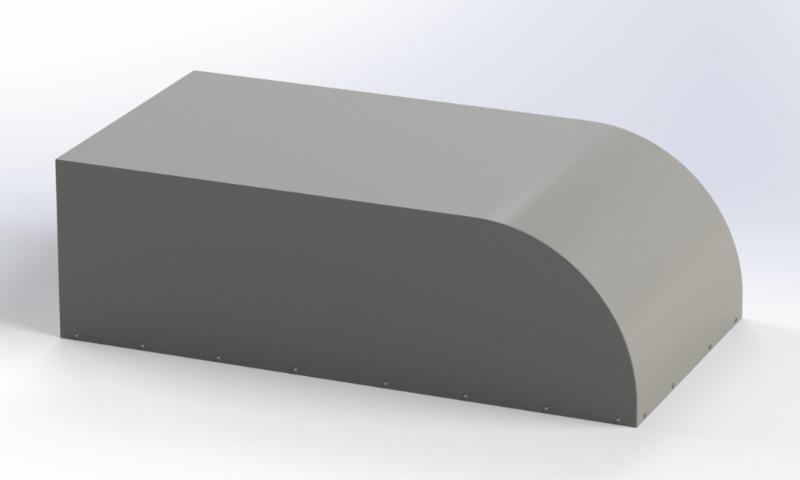Тент с каркасом для А2512 Н1500 прямоугольный (1 клапан) - фото 6 - id-p183623053