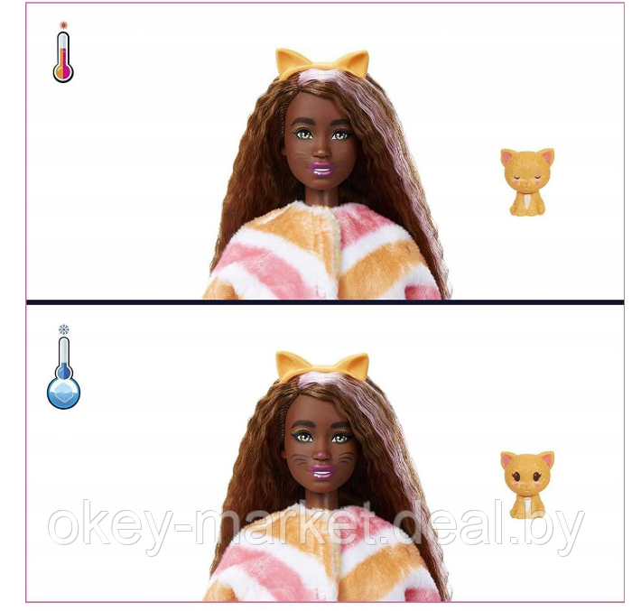 Кукла Barbie Cutie Reveal Котик HHG20 - фото 4 - id-p183624453
