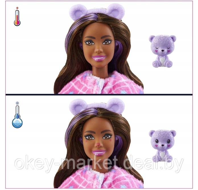 Кукла Barbie Cutie Reveal Мишка HJL57 - фото 3 - id-p183625118