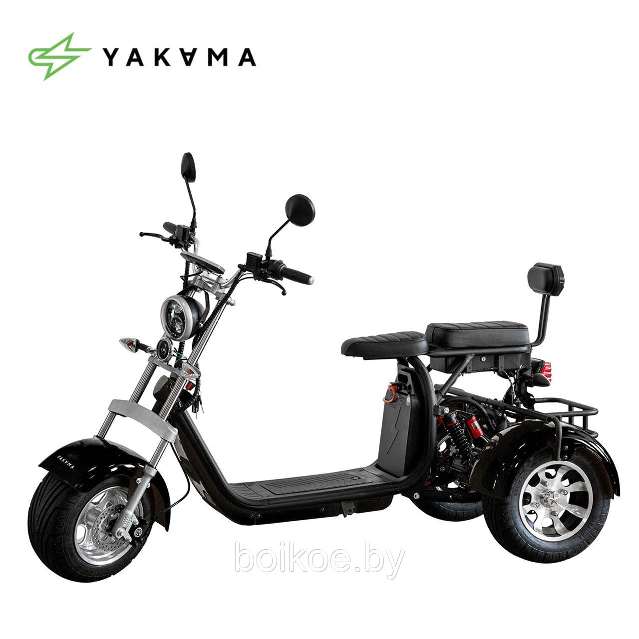 Электросамокат трехколесный YAKAMA АР-Н0003 (2000W, 60v 20Ah) - фото 1 - id-p113225910