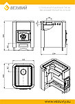 Печь ВЕЗУВИЙ Русичъ Антрацит 12 (ДТ-3) б/в 2022, фото 2