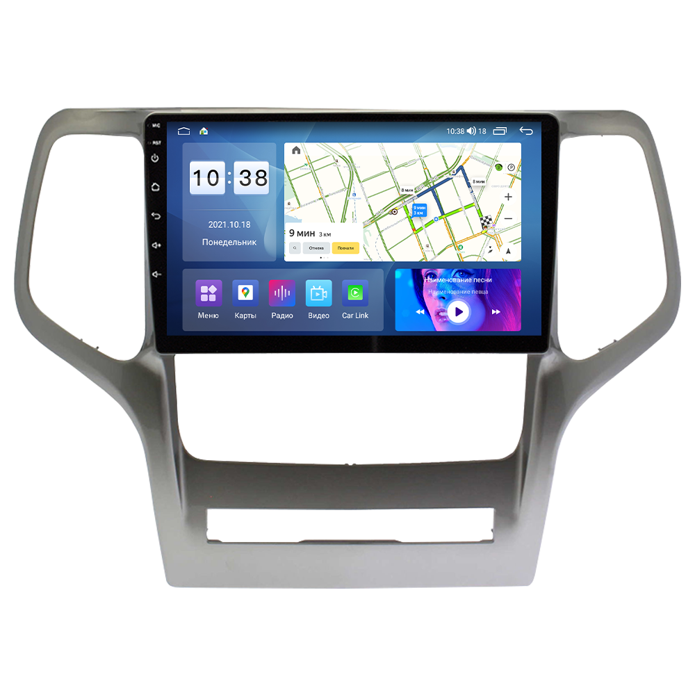 Штатная магнитола Parafar для Jeep Grand Cherokee (2008-2012) на Android 13