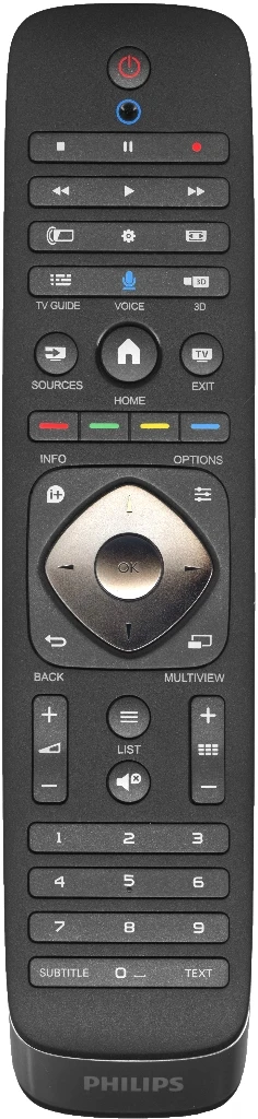 Пульт телевизионный Philips YKF355-010(009) (061814-00604) ОРИГИНАЛ с голосовой функцией
