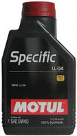 Моторное масло Motul Specific LL-04 5W-40 1л