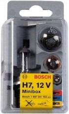 Автомобильная лампа Bosch Набор автоламп Minibox H7 (P21W,R5W,T4W,1x10A,1x15A,1x20A) (1987301103) - фото 1 - id-p183628977
