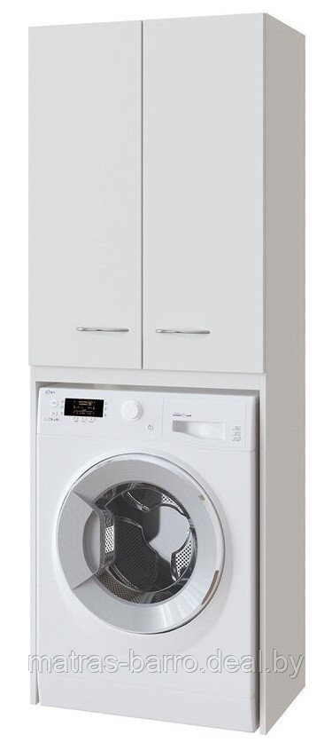 Шкаф напольный для стиральной машины белый - фото 2 - id-p183630853
