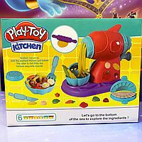 Набор для лепки из пластилина Play-Toy "Мясорубка" Плей до, аналог, арт.BT1403006