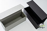Коробка на магнитах 330х110х110 черная, фото 5