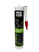 Герметик акриловый универсальный MIXFOR Acrylic МК-34 260 мл (белый)