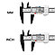 Штангенциркуль электронный цифровой пластиковый (150 мм/0,1 мм) (себристый корпус), фото 4
