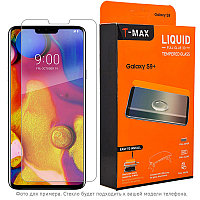Защитное стекло для Huawei Mate 30 Pro на весь экран противоударное T-Max Liquid c УФ-клеем прозрачное