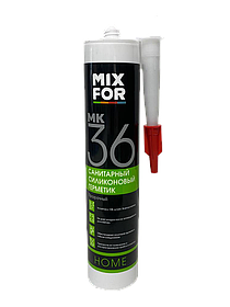 Герметик силиконовый санитарный MIXFOR MK-36 260 мл (белый)