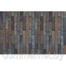Тротуарная плитка ABC-klinkergruppe Gotland blau-bunt schmolz 200x100x52