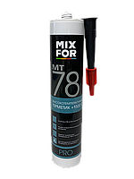 Герметик силикатный высокотемпературный MIXFOR MT-78 HiTemp +1500C 260 мл (черный)