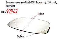 Элемент зеркальный ГАЗ-3302 Газель, ГАЗ-53, (плоское), 23159620