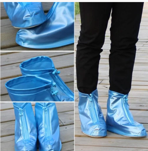 Защитные чехлы для обуви от дождя и грязи с подошвой цветные - фото 10 - id-p102189746
