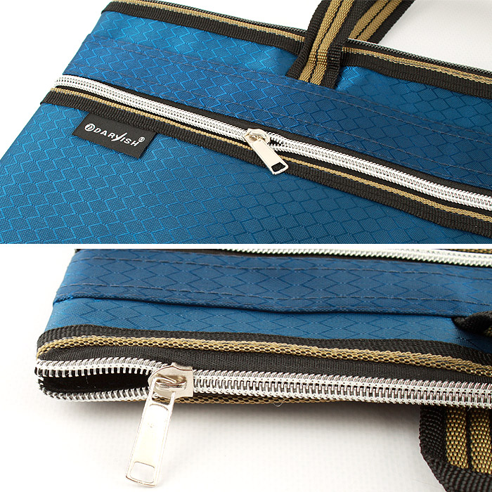Портфель текстильный "Darvish" А4 на молнии + карман на молнии - фото 3 - id-p183666239