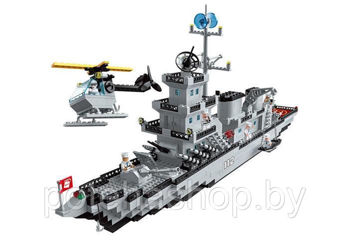 Конструктор Qman CombatZones 112 Warship Военный корабль - фото 1 - id-p183665199