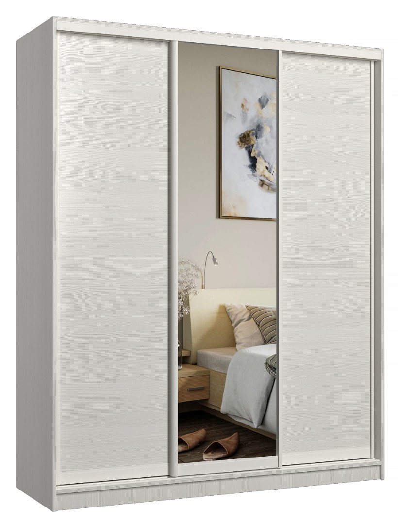 Шкаф Евва 203 BBZ.12 / АЭП ШК.3 02 (бодега/бодега/жемчуг зерно)