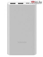 Повербанк Внешний аккумулятор Xiaomi Mi Power Bank 10000mAh Silver PB100DZM пауэрбанк для телефона