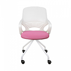 Кресло поворотное INDIGO, ткань-сетка, розовый, фото 2