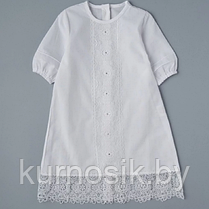 Крестильная рубашка LITTLE STAR Анжелика 56-62 с вышивкой 2691 кремовый