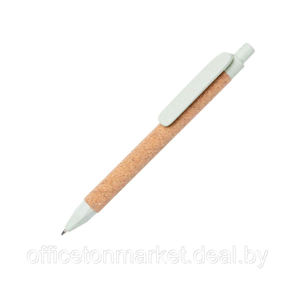 Ручка шариковая автоматическая "Write", 1.0 мм, коричневый, зеленый, стерж. синий - фото 1 - id-p165331088
