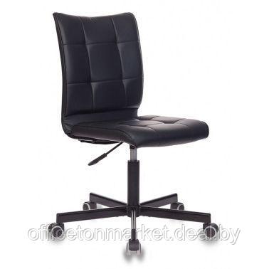 Кресло для персонала "Бюрократ CH-330M", экокожа, металл, черный - фото 1 - id-p183689972